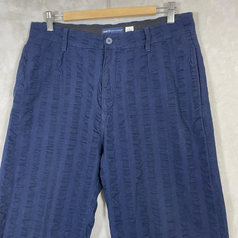 Levis Made & Crafted Loose Trouser Pants 176100002 NAVY BLUE MENS SIZE 31